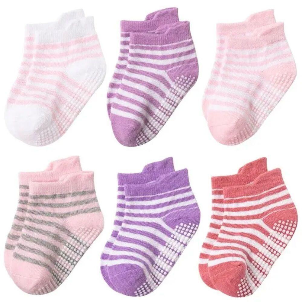 New bundle lot 6 pair kids socks 3-5 Large